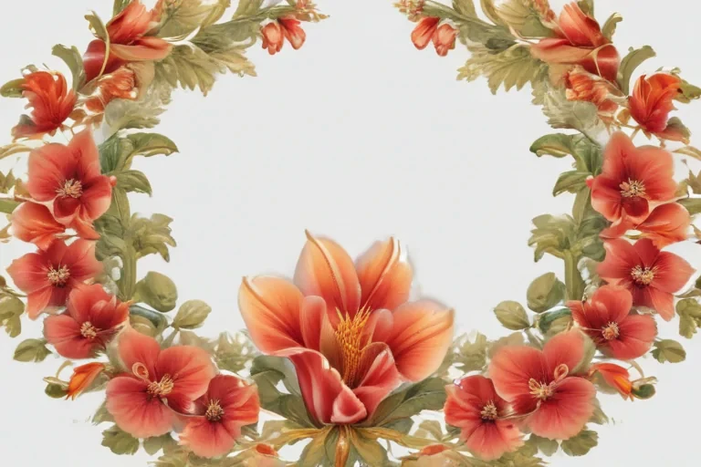 png border flower