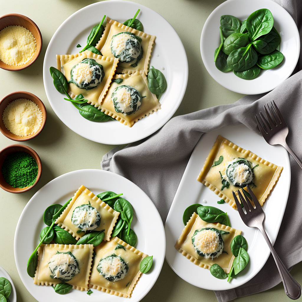 recipe for spinach and cheese ravioli