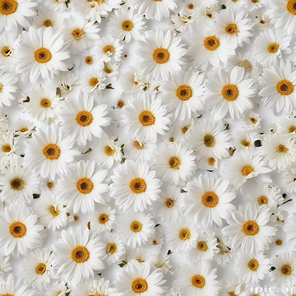 flowers white background