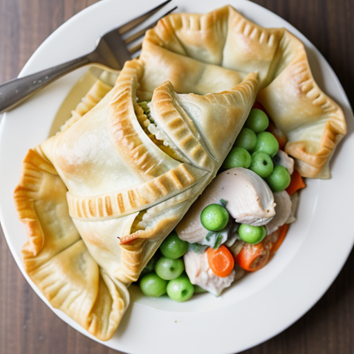 chicken pot pie filo pastry
