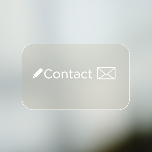 Create a clean and modern contact button interface featuring a pencil icon on the left and an envelope icon on the right with the text "Contact Us" in a clear font, shot with a Canon EOS R5 at f/5.6, ISO 100, 24mm focal length, and natural soft lighting for enhanced clarity and color vibrancy.