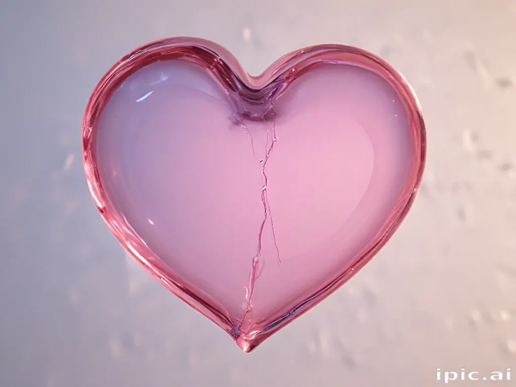 aesthetic transparent heart
