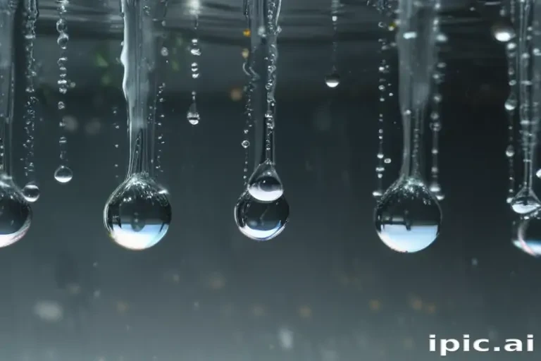 water droplets transparent