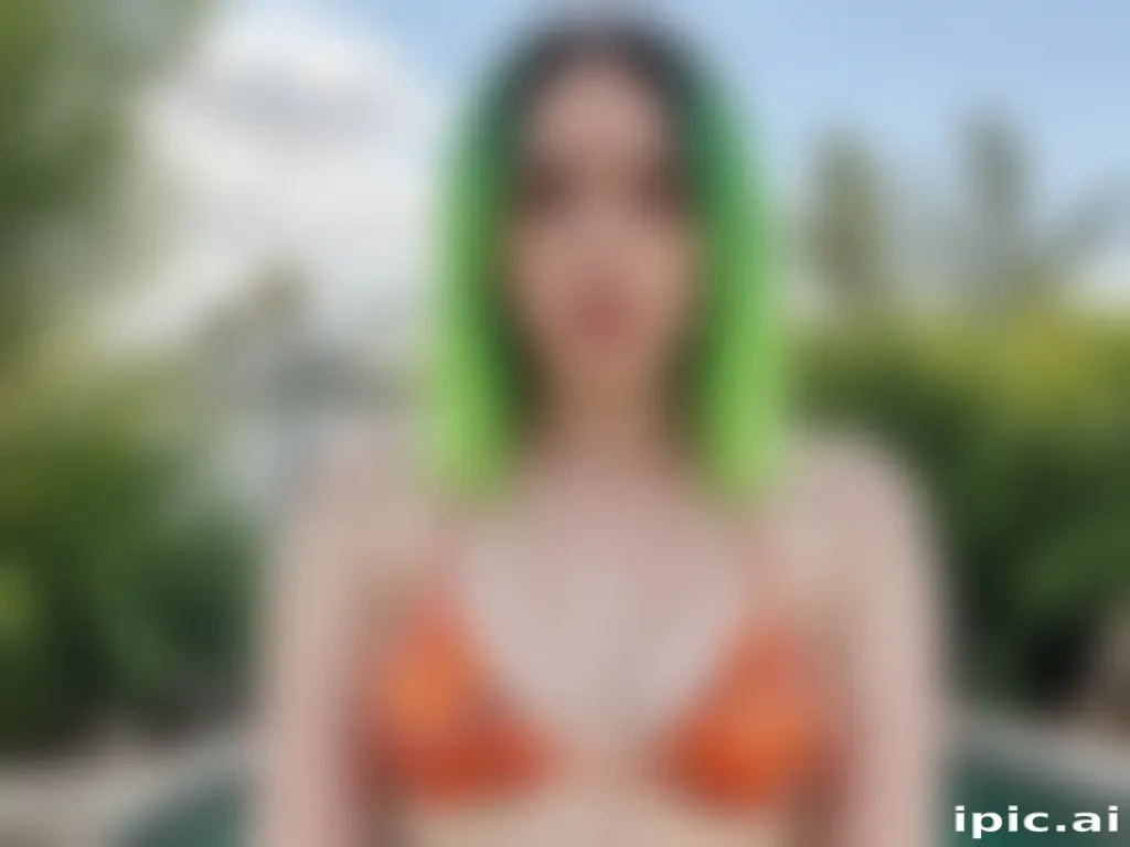 billie eilish in a bikini
