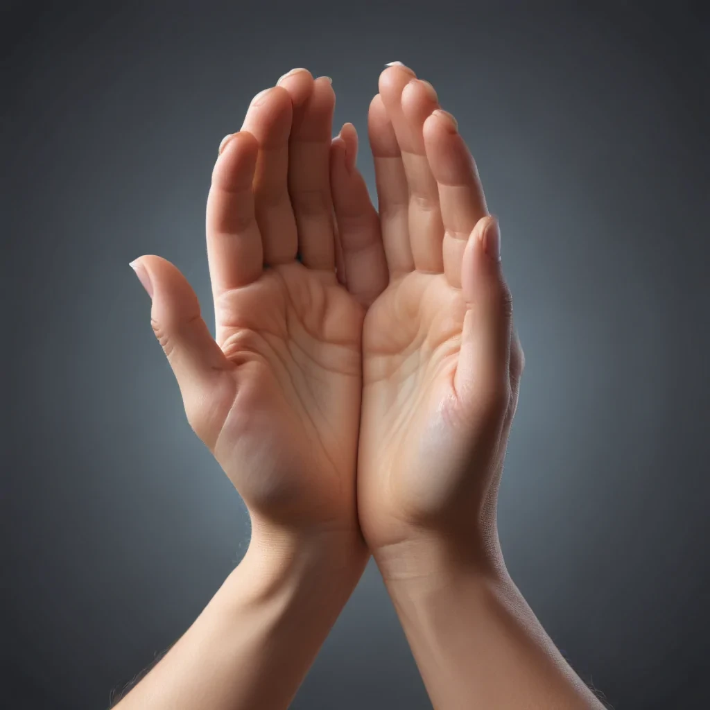 prayer hands transparent background