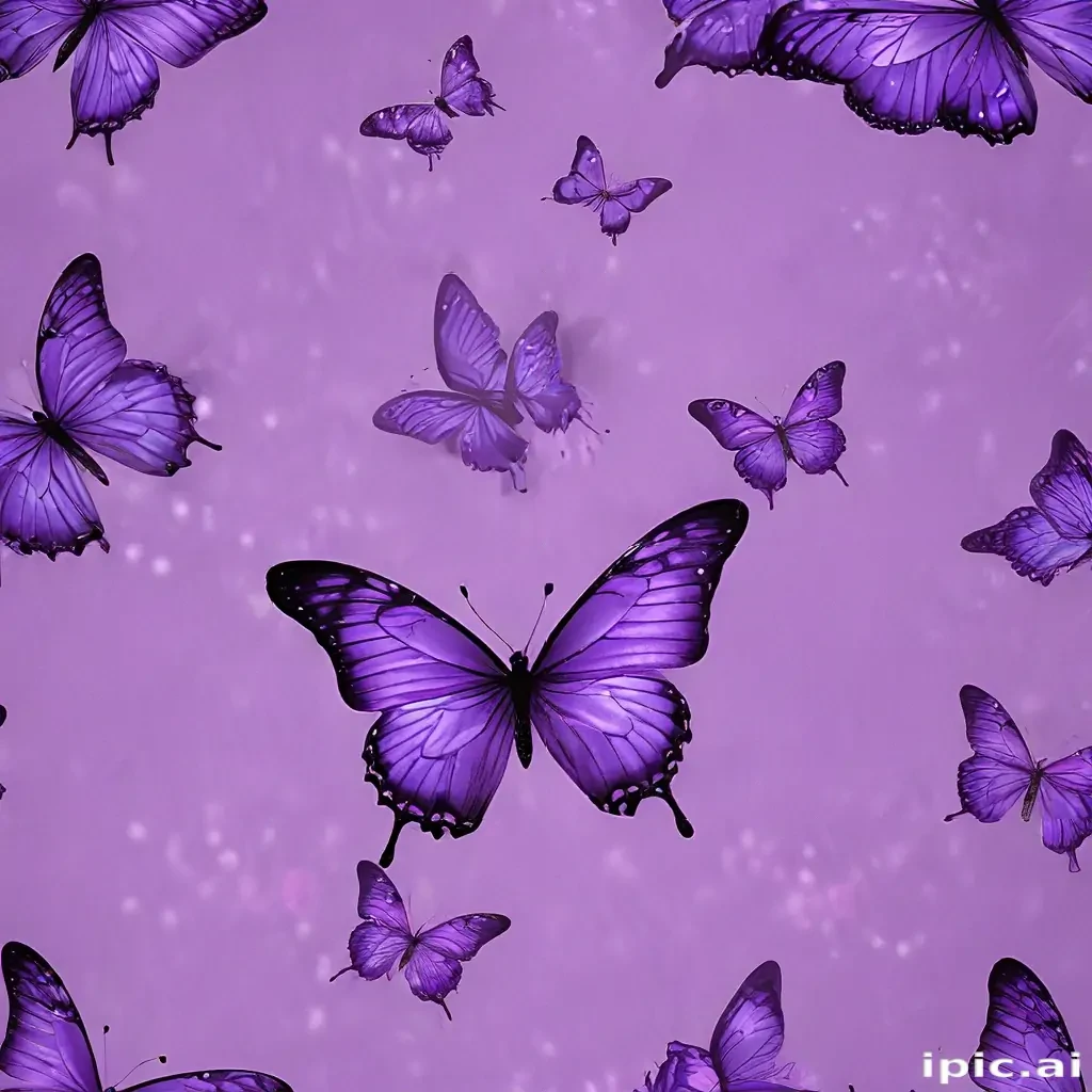 wallpaper purple butterfly