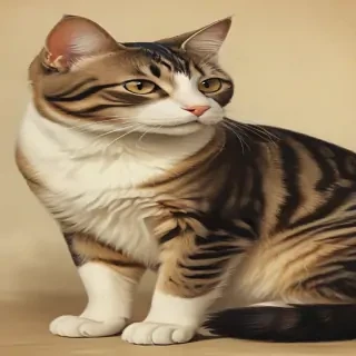 vintage cat illustration