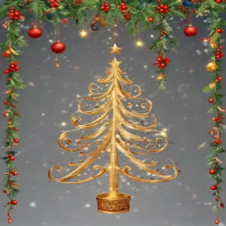 merry christmas clip art transparent background