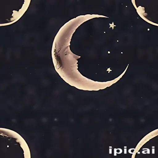 aesthetic crescent moon