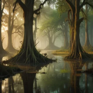 swamp background
