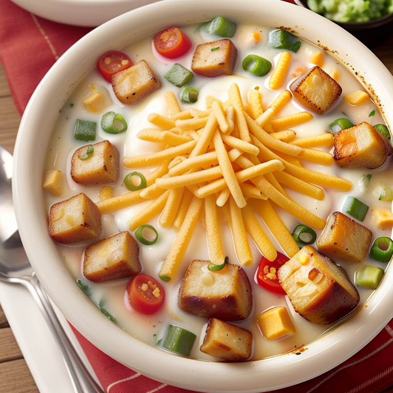 loaded baked potato soup from chili's