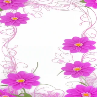 aesthetic flowers transparent background