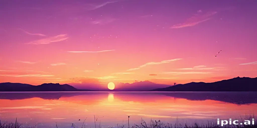 cute sunset wallpaper