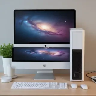 computer mockup