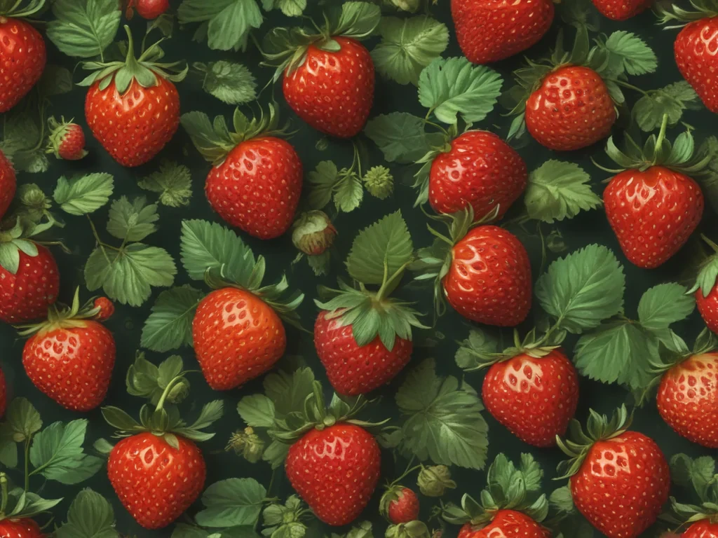 aesthetic strawberry wallpaper