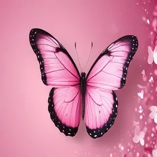cute pink butterfly wallpaper