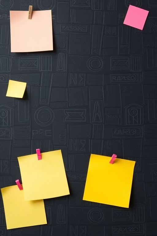 sticky note background