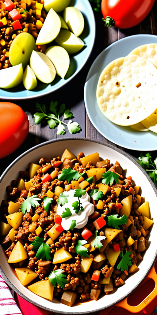 how to make picadillo con papas