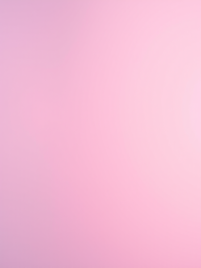 Create a smooth gradient background transitioning from soft pink to lavender, shot with a Canon EOS R5 at f/2.8, ISO 100, 50mm lens, using a soft focus style from a distance of 1 meter for enhanced image quality.