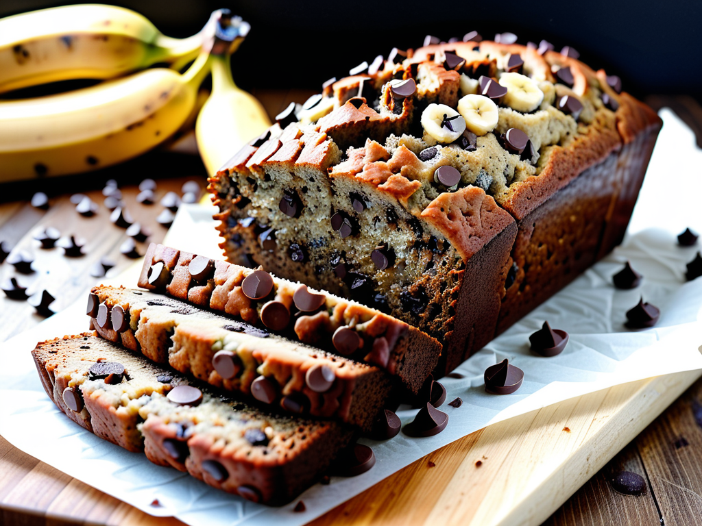 gf chocolate chip banana bread