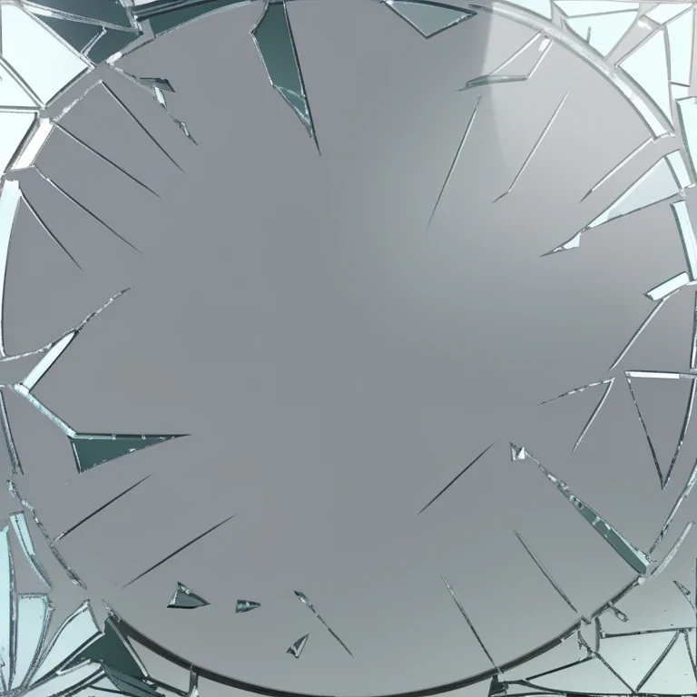 broken glass overlay