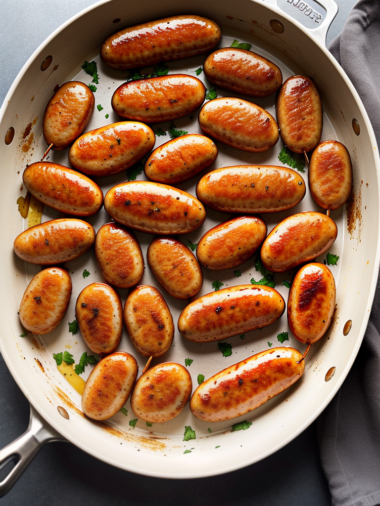 how to air fry chicken sausage