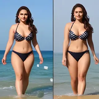 huma qureshi bikini