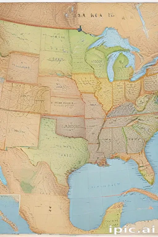 mapa usa