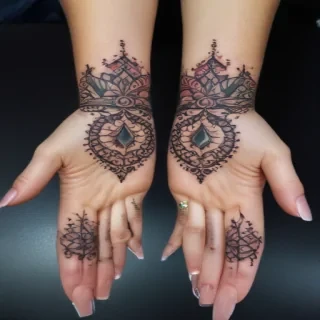 cute hand tattoos for black females