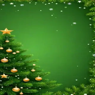 green christmas bg