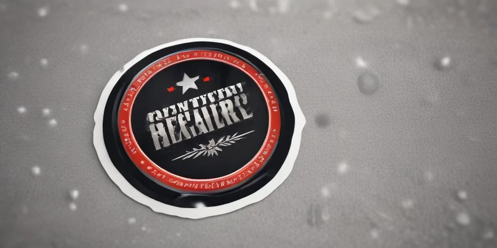 sticker mockup