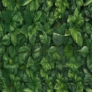 green leaf design
