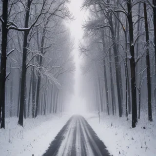 snowing iphone wallpaper
