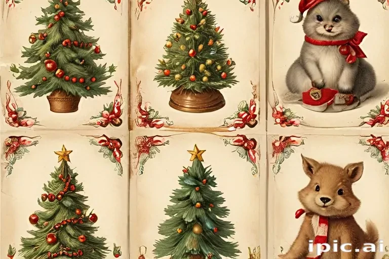 printable vintage christmas images