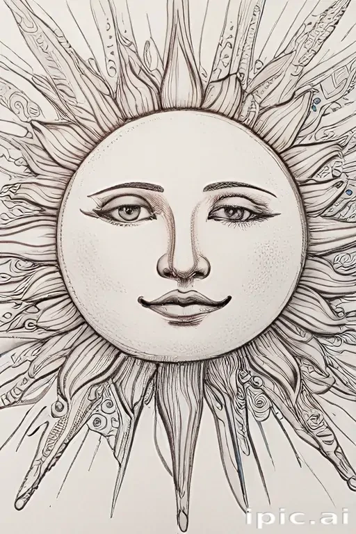 sun doodle