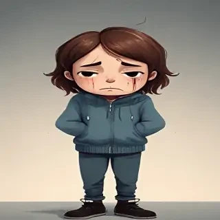 cartoon images of depression