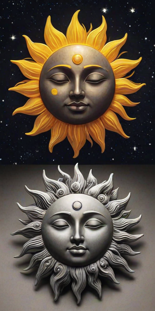 sun and moon