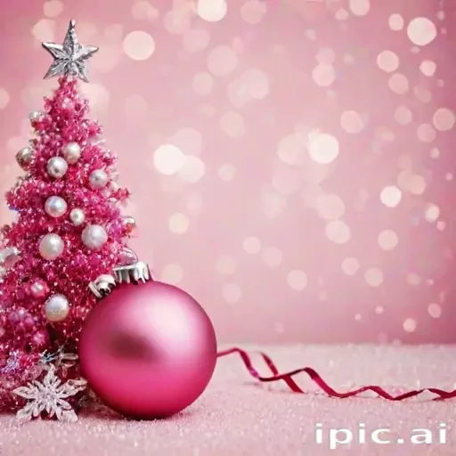 pink christmas background