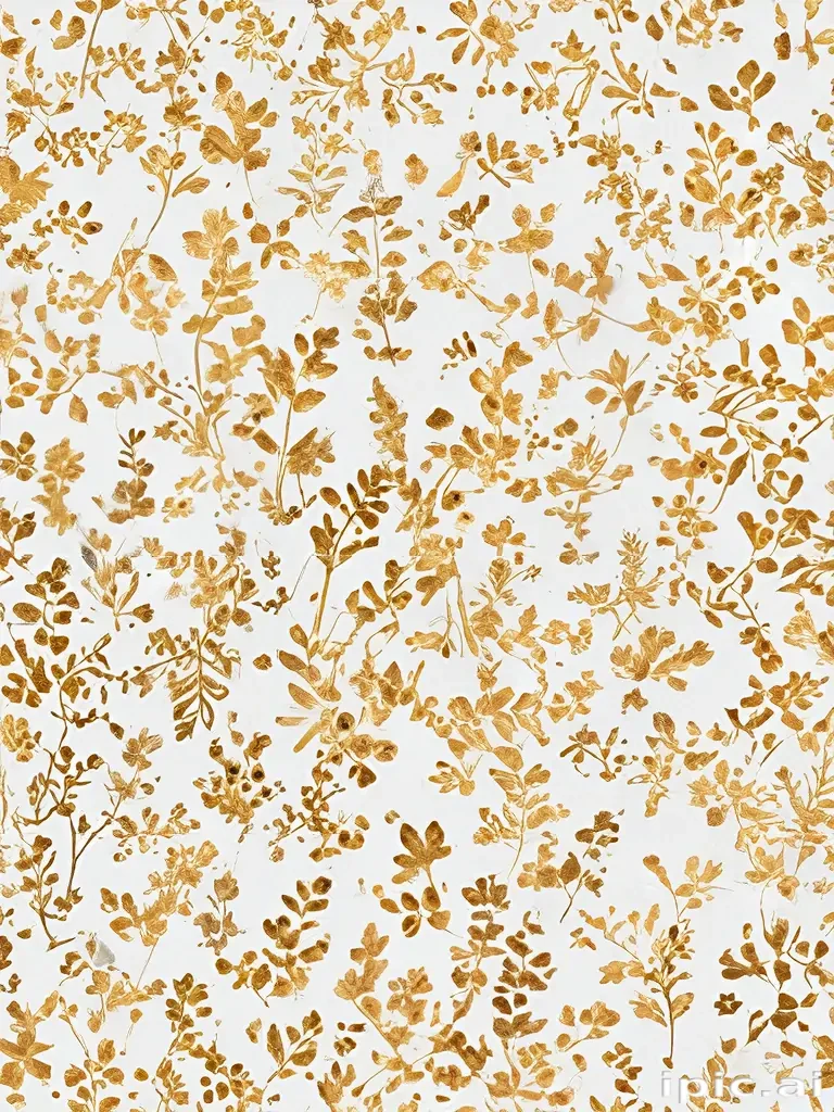 white background gold