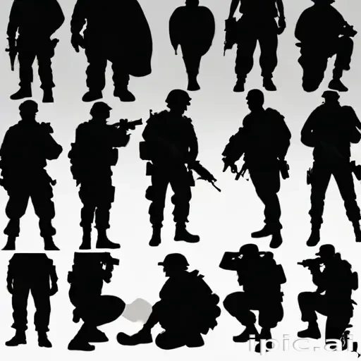 soldier silhouette png
