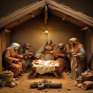 images of the manger scene
