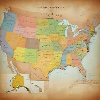 map of the usa states