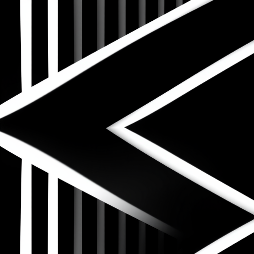 Generate an abstract black and white geometric pattern with sharp angles and smooth curves, shot with a DSLR camera at f/8 aperture, ISO 100, 50mm lens, landscape orientation, natural lighting, high contrast.