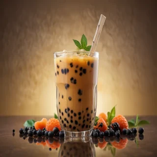 boba tea background
