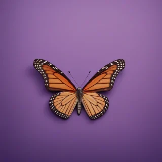 butterfly purple background