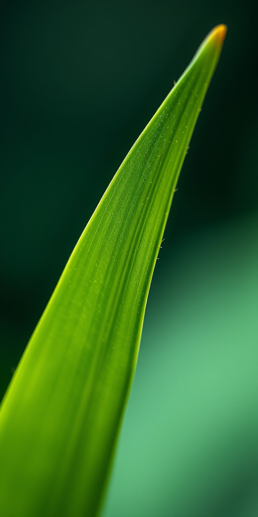 macro shot of a green leaf with blurred background, aperture f/2.8, ISO 200, shutter speed 1/100 sec, focused on leaf with soft bokeh, using a DSLR camera with a 100mm macro lens.