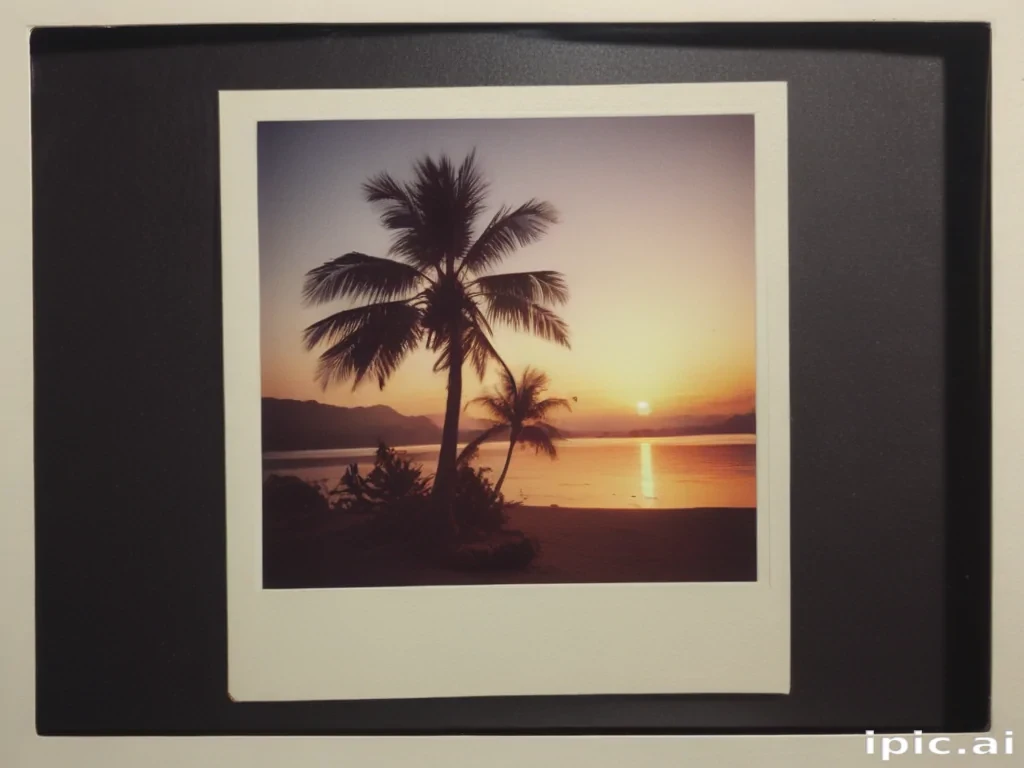 aesthetic polaroid frame