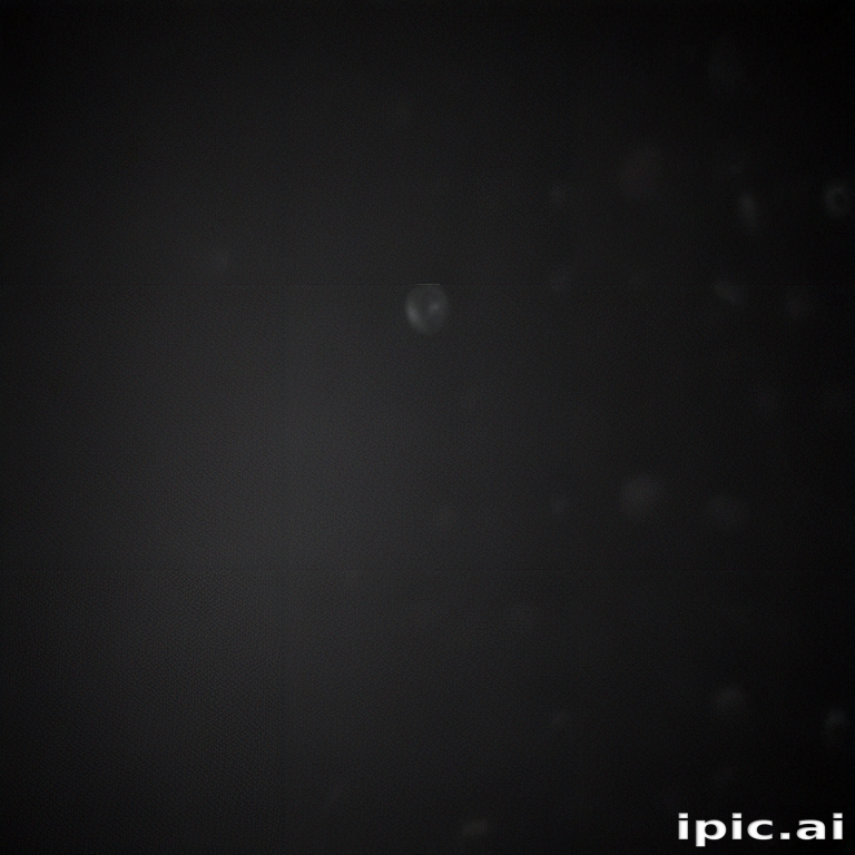 Abstract Background with Subtle Light Particles on Dark Surface