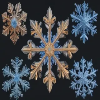 transparent snowflakes png