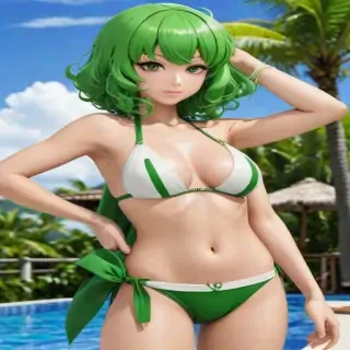 tatsumaki en bikini